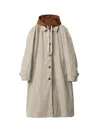 Miu Miu Reversible Coat In Gray