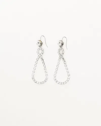 Miu Miu Rhinestone Dangling Earrings
