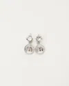 Miu Miu Rhinestone Dangling Earrings