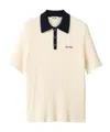 Miu Miu Ribbed Cashmere Polo Shirt