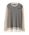 Miu Miu Women Multicolor Cotton T-shirt In Gray