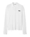 Miu Miu Ribbed Jersey Polo Shirt