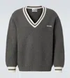 Miu Miu Pullover Aus Wolle Und Kaschmir In Grau
