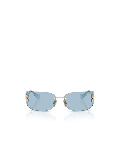 Miu Miu Rimless Sunglasses In Zvn10p