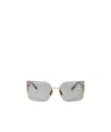 Miu Miu Oro Metal Sunglasses In Gray