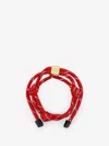Miu Miu Fabric Bracelet With Adjustable Fit And Knot Detail