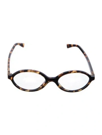 Pre-owned Miu Miu Round Eyeglasses In Neutral