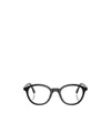 Miu Miu Round Frame Flat Mirror In Black