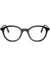 Miu Miu Round-frame Glasses In Black