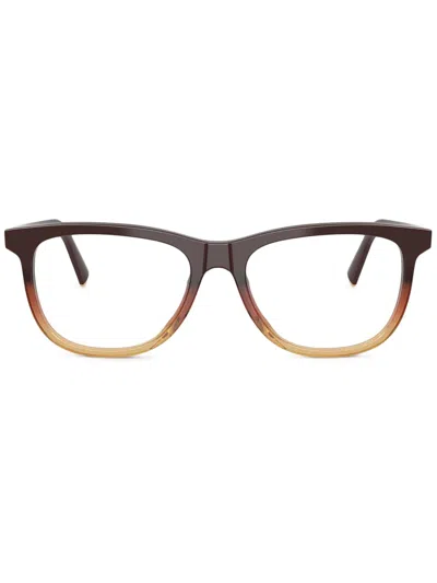 Miu Miu Round-frame Glasses In Black