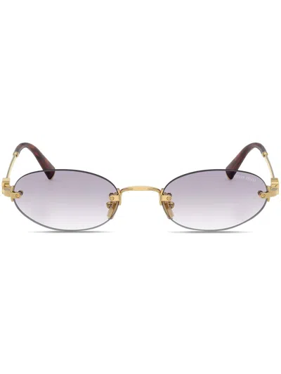 MIU MIU ROUND-FRAME SUNGLASSES