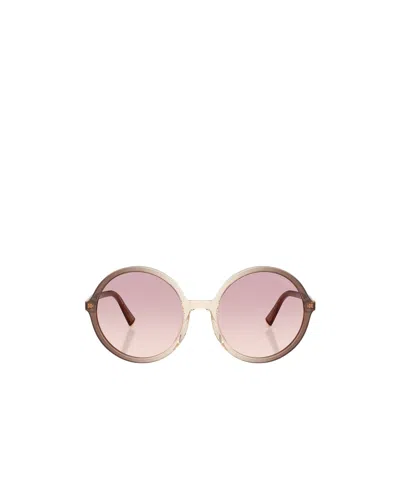 MIU MIU MIU MIU EYEWEAR ROUND FRAME SUNGLASSES