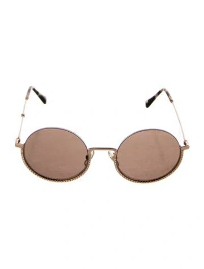 Pre-owned Miu Miu Round Gradient Sunglasses In Multi