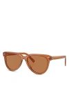 Miu Miu Eyewear Sunglasses In Orange/orange Solid