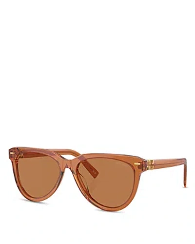 Miu Miu Eyewear Sunglasses In Brown