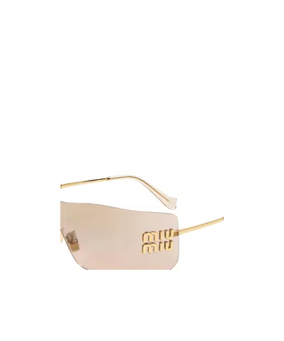 Miu Miu Round Sunglasses In Multi