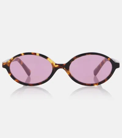 Miu Miu Runde Sonnenbrille In Multi
