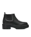 Miu Miu Round Toe Ankle Boots In Black