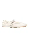 Miu Miu Round Toe Ballet Shoes