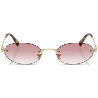 MIU MIU MIU MIU ROUNDED LENS SUNGLASSES