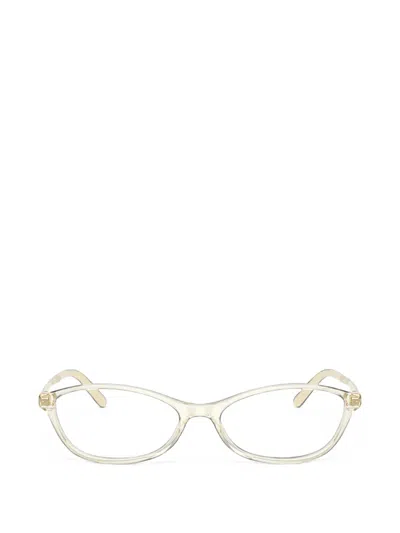Miu Miu Round-frame Glasses In Neutrals
