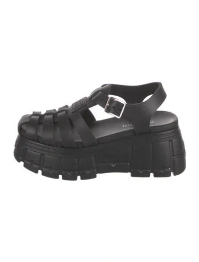 Pre-owned Miu Miu Rubber Pumps In Black