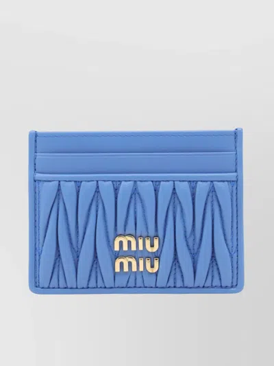 Miu Miu Ruched Leather Wallets And Cardholders