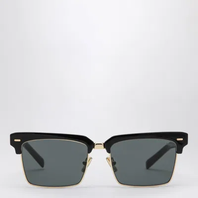 Miu Miu Runway Black Sunglasses In Gray