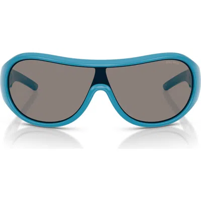 Miu Miu Runway Irregular Sunglasses In Blue