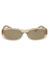 Miu Miu Sabbia Trasparente Acetate Sunglasses In Brown