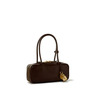 Miu Miu Sac À Main En Cuir Beau