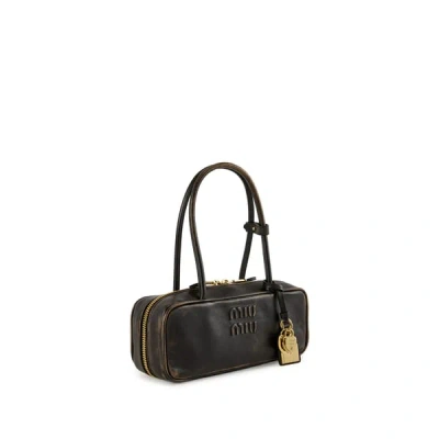 Miu Miu Sac À Main En Cuir In Brown