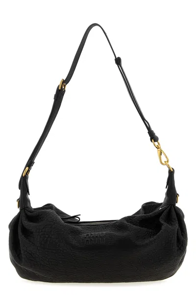 Miu Miu 'sacca' Shoulder Bag In Black