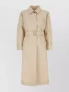 Miu Miu Women's Sand Cotton Trench Coat