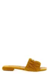 Miu Miu Quilted Flat Sole Open Toe Slippers