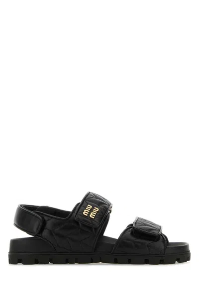 MIU MIU MIU MIU SANDALS