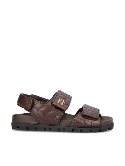 Miu Miu Sandals In Radica