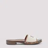 Miu Miu Brown Logo Sandals