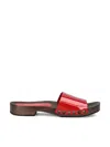 Miu Miu Sandals In Red