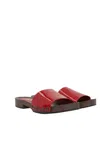 Miu Miu Patent Leather Clogs In Red