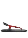 Miu Miu Riviere Sandals Shoes In Red