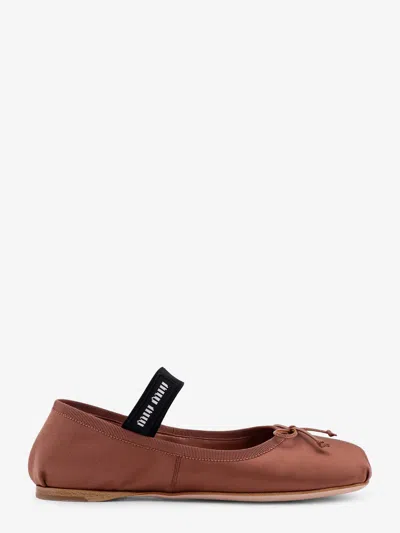 Miu Miu Satin Ballerinas