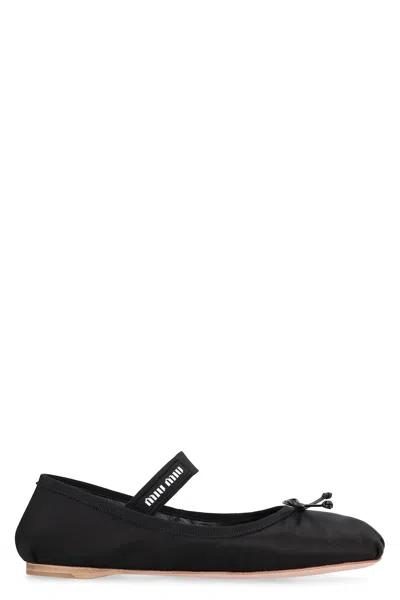 MIU MIU SATIN BALLET FLATS