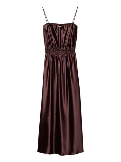 Miu Miu Satin Maxi Dress