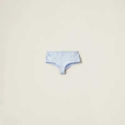 Miu Miu Satin Panty In Astro