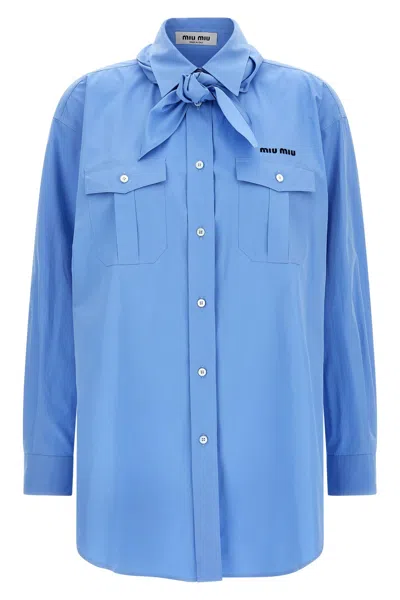 MIU MIU MIU MIU SCARF SHIRT