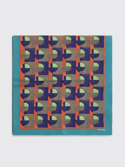 Miu Miu Scarf Woman  In Multi