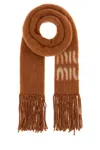 Miu Miu Scarves And Foulards In Brown