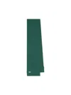 Miu Miu Logo Scarf In Green