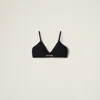 Miu Miu Seamless Bra In Black